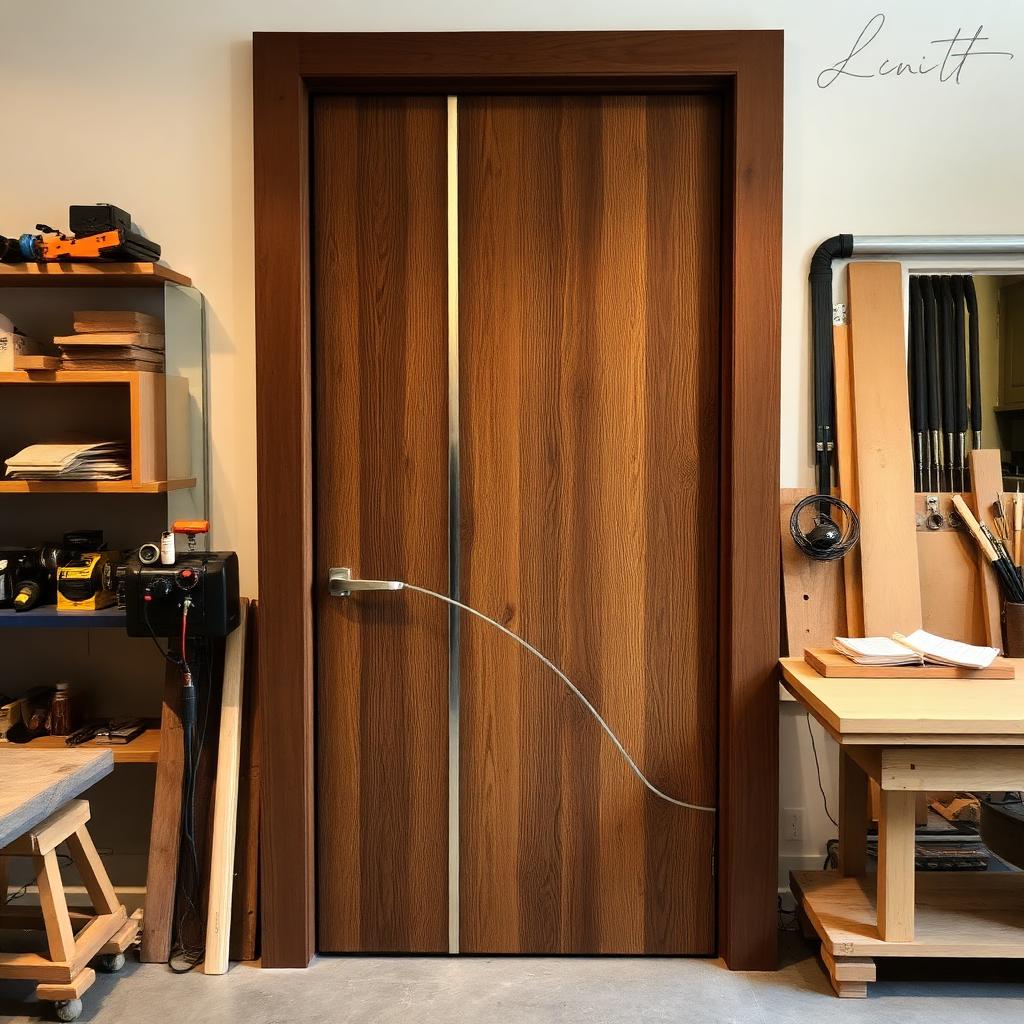 Porte moderne sur mesure